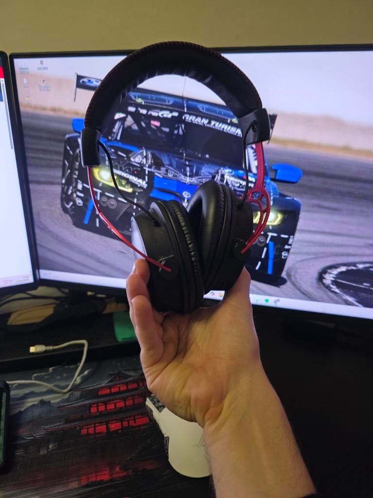 HyperX Alpha Wireless : 300 h d'autonomie, Enlèvement ou Envoi, Comme neuf, Large, Hyperx