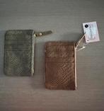 2 kleingeld en kaartopbergers, Enlèvement, Utilisé, Brun