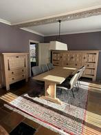 Salle à manger en chêne massif en très bon état, Enlèvement