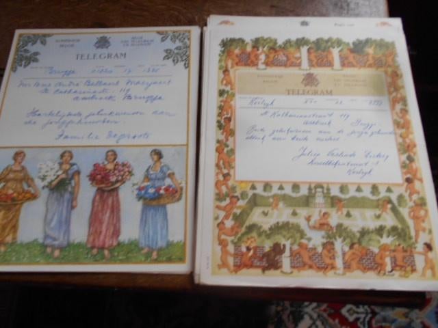 2 août 1952, 34 télégrammes, Collections, Enlèvement ou Envoi, Autres types