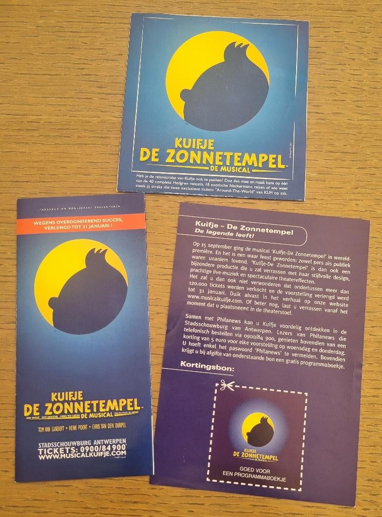 Tintin Le Temple du Soleil Promotion musicale de Tintin