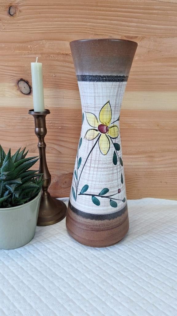 Vintage West-Duitse keramieken vaas, Ophalen of Verzenden