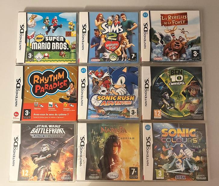 Lot jeux nintendo ds, Consoles de jeu & Jeux vidéo, Consoles de jeu | Nintendo DS, Utilisé, Enlèvement