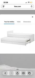 Lit d’une personne avec deux lit et tiroir double, Enlèvement ou Envoi, Comme neuf, Une personne