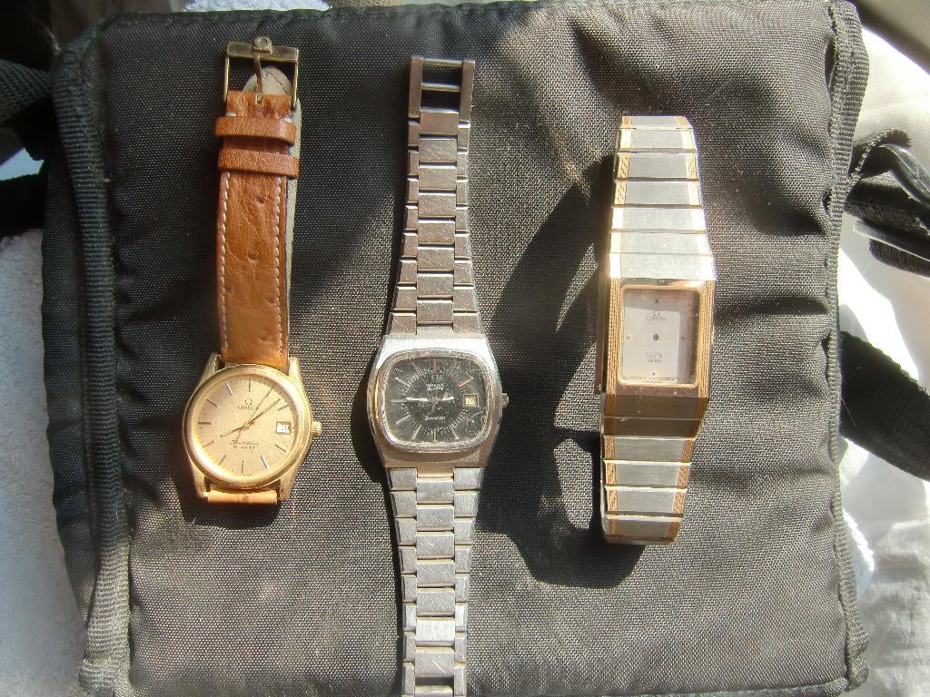 lot Omega quartz, Handtassen en Accessoires, Horloges | Antiek, Ophalen, Polshorloge, Omega, 1960 of later