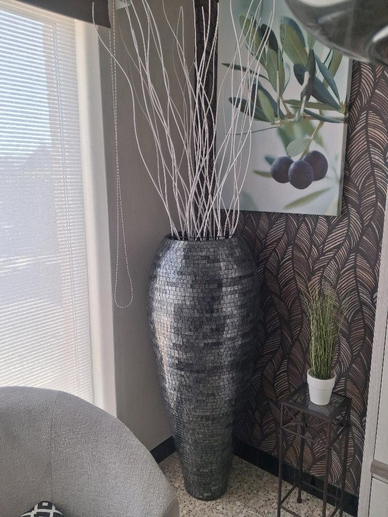 Grand vase, Enlèvement, Verre