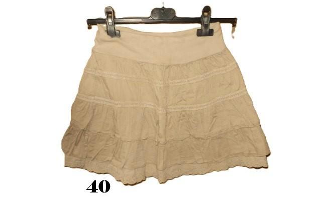 (15) - jupe femme t.40 beige, Kleding | Dames, Rokken, Zo goed als nieuw, Maat 38/40 (M), Beige, Boven de knie, Ophalen of Verzenden