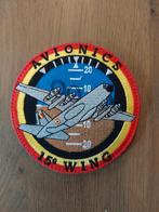 Patch Belgian Air Force 15 Wing Avionics, Verzamelen, Verzenden, Luchtmacht, Embleem of Badge