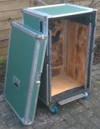 Tape-rack op wielen 19 inch 16HE, Ophalen of Verzenden, Gebruikt, Overige instrumenten, Flightcase