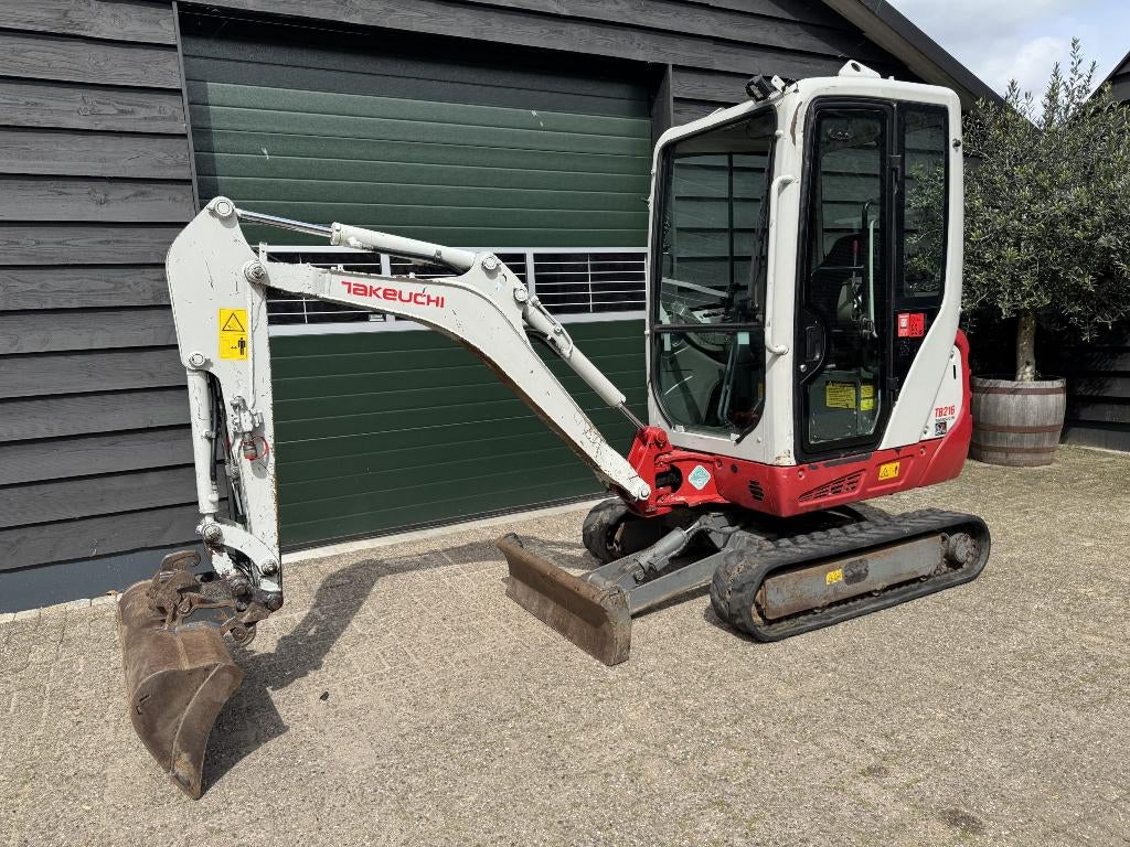 Takeuchi TB216 minigraver / graafmachine / minikraan (2019), Ophalen, Graafmachine