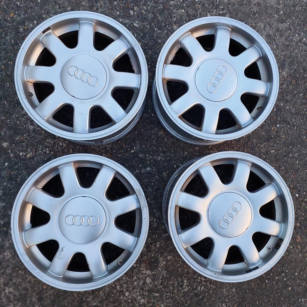 Jantes Audi 15 pouces d'origine, à partir de l'Audi A6 1996, Autos : Pièces & Accessoires, Pneus & Jantes, 15 pouces, Véhicule de tourisme
