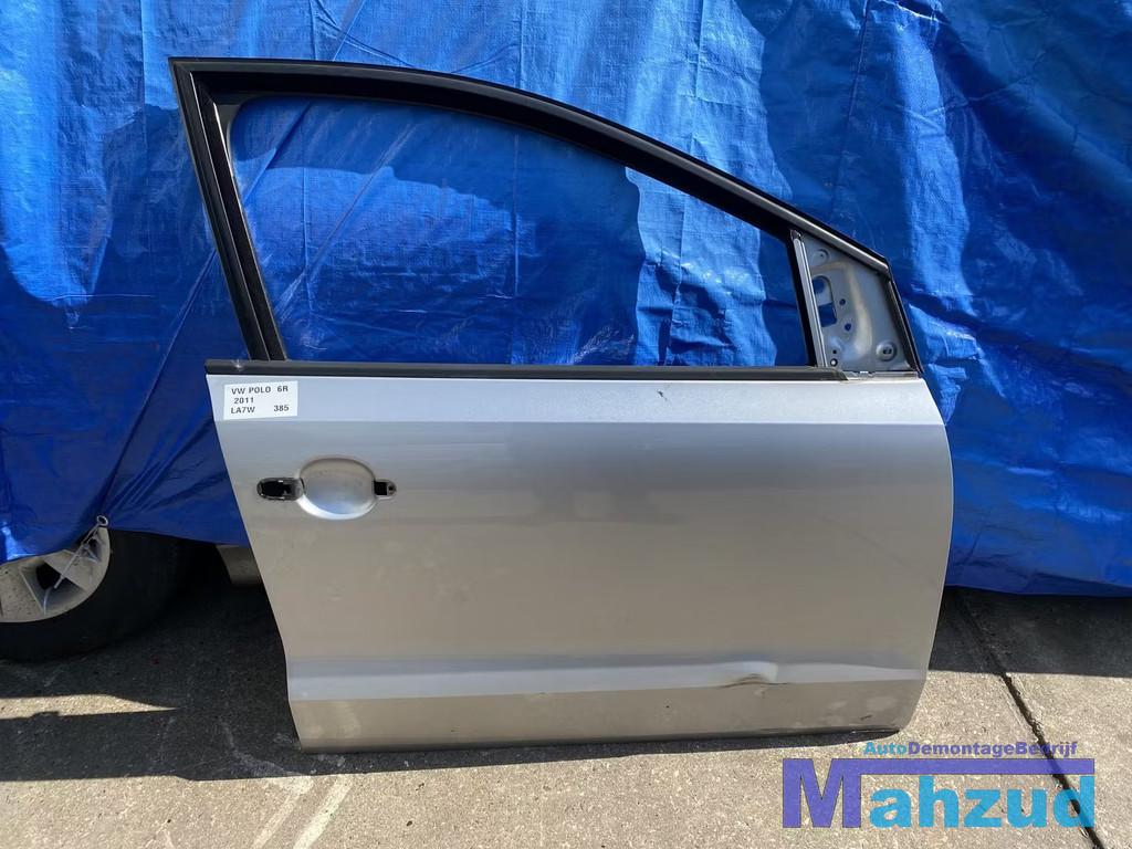 VW POLO 6R Zilver LA7W Rechts voor deur portier 2009-2016, Auto-onderdelen, Gebruikt, Volkswagen AG, Vw@volkswagen.de, Volkswagen