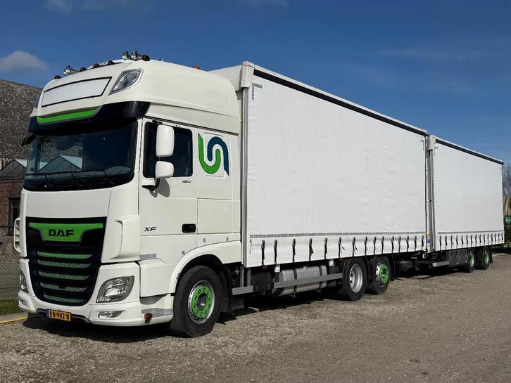 DAF XF 480 XF480.26 mega volume combi in Topstaat., Autos, Camions, DAF, Diesel, Euro 6, Automatique, TVA déductible
