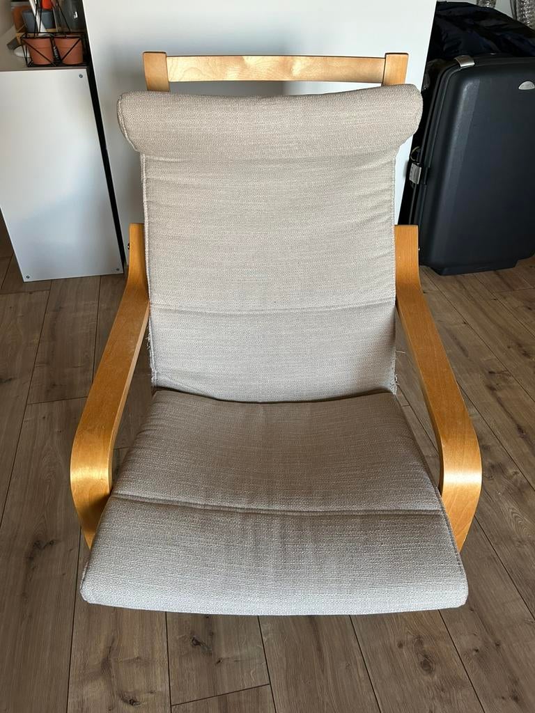 Relaxzetel Ikea Poang, Huis en Inrichting, Fauteuils, Ophalen, Gebruikt