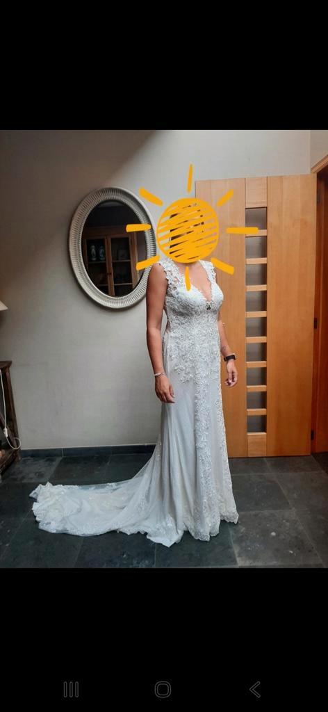 Trouwkleed, Vêtements | Femmes, Vêtements de mariage & Accessoires de mariage, Comme neuf, Robe de mariée, Blanc, Enlèvement ou Envoi