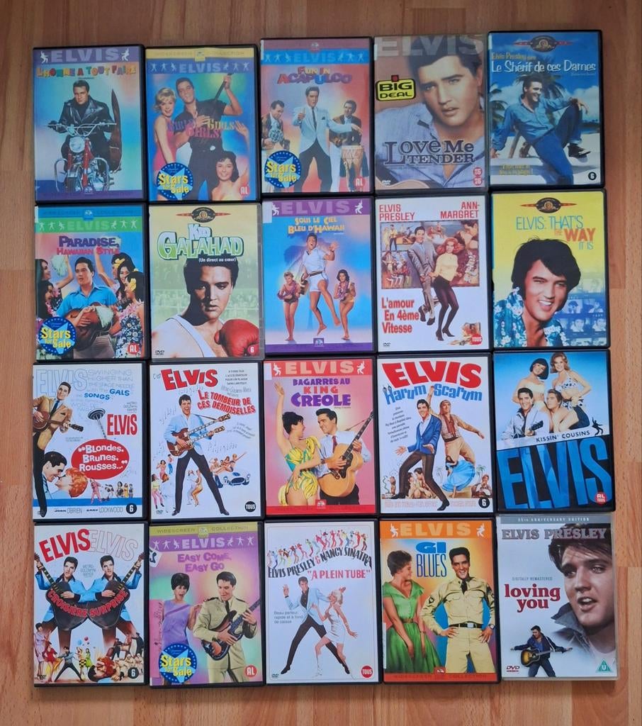 Lot de 20 DvD avec Elvis, Livres, BD | Comics