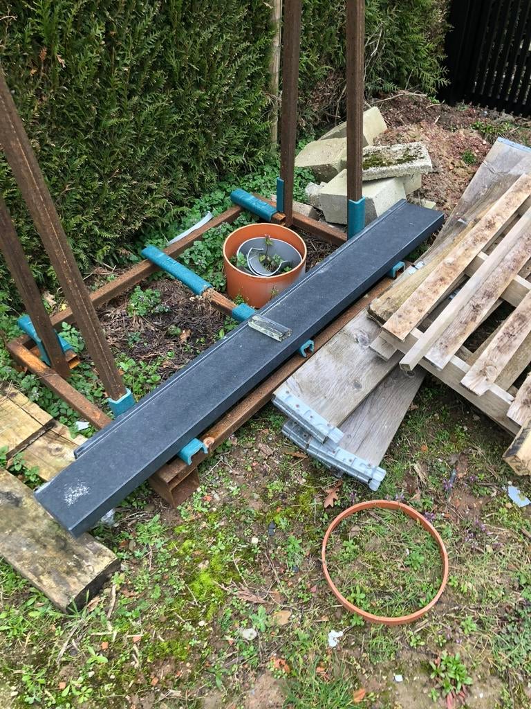 Deurdorpel zimbabwe black, Ophalen, Zo goed als nieuw