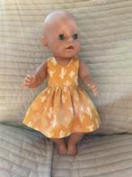76. Babyborn: Nieuw okergeel jurkje met cactussen, Kinderen en Baby's, Ophalen of Verzenden, Nieuw, Babypop