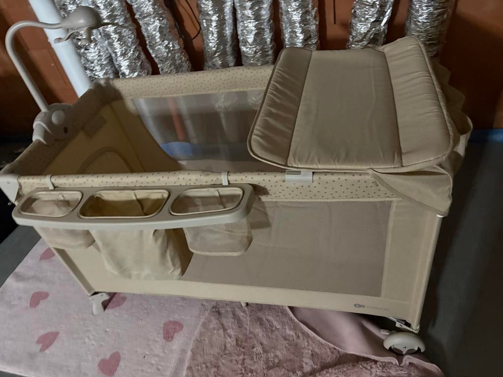 Kinderkraft 3 in 1 reisbed, Kinderen en Baby's, Kinderkamer | Bedden, Zo goed als nieuw, Minder dan 140 cm, Minder dan 70 cm, Matras