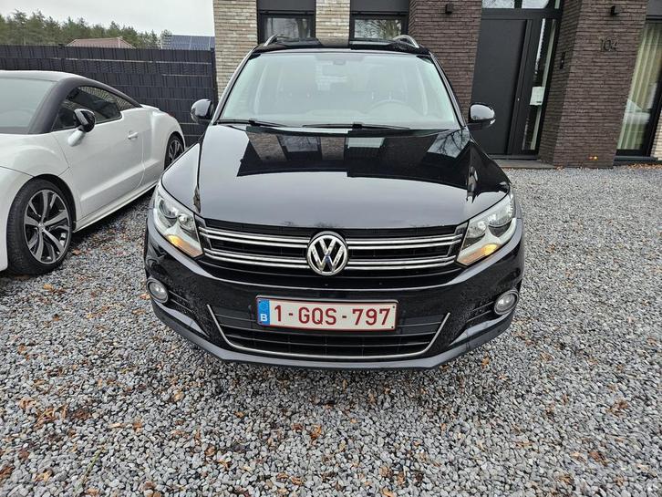 Auto, Auto's, Volkswagen, Bedrijf, Tiguan, Cruise Control, Benzine, Euro 6, SUV of Terreinwagen, 5 deurs, Handgeschakeld, Zwart
