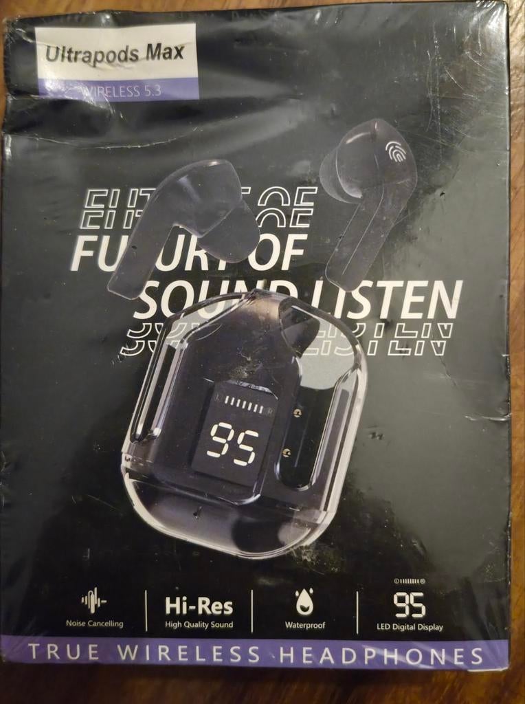 ULTRAPODS Max écouteurs sans fil wireless 5.3, Télécoms, Téléphonie mobile | Écouteurs, Neuf, Intra-auriculaires (Earbuds), Bluetooth