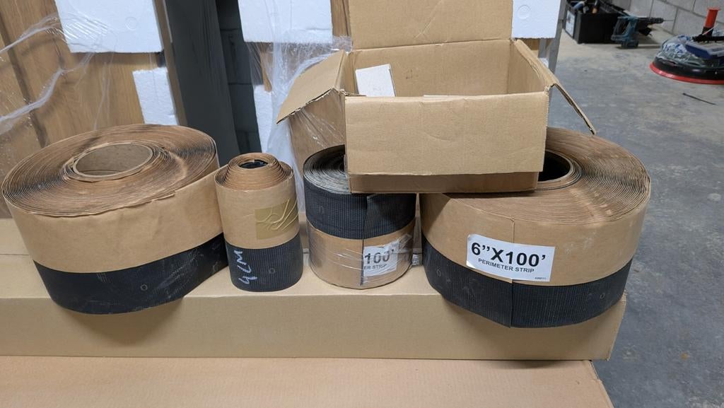 EPDM kimfixatie / perimeter strips + drukplaatjes te koop, Ophalen