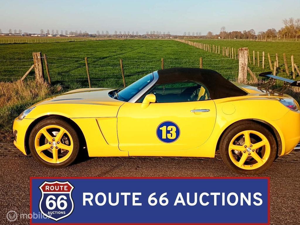 Opel GT Roadster | 2008 | Route 66 Auctions, Auto's, Gebruikt, Zwart, Bedrijf, Handgeschakeld