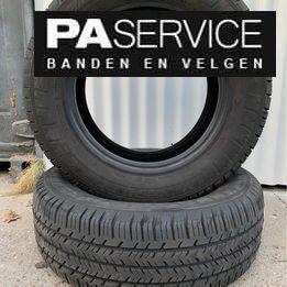 2x Michelin verzwaarde 215 65 15C zomerbanden 7 mm, Auto-onderdelen, Banden en Velgen, Velg(en), Gebruikt, Ophalen of Verzenden