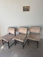 Vintage / retro design stoelen set van 6, Huis en Inrichting, Stoelen, Ophalen, Stof