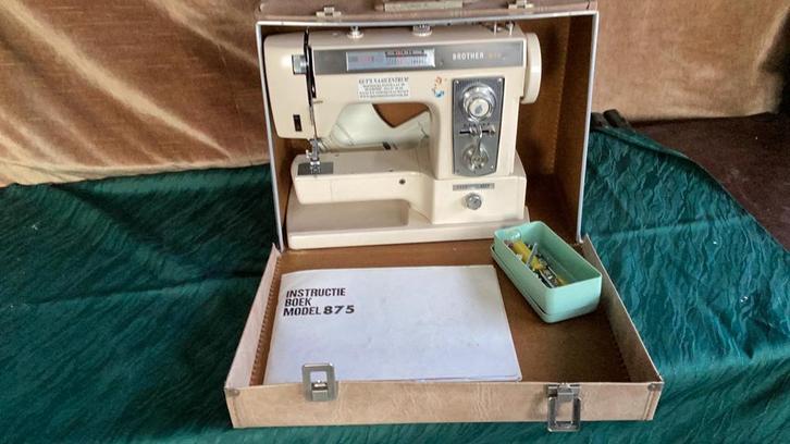 Naaimachine Brother 875, Hobby & Loisirs créatifs, Machines à coudre & Accessoires, Comme neuf, Machine à coudre, Brother, Enlèvement