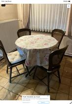 Tafel + 4 stoelen, Huis en Inrichting, Tafels | Eettafels, Ophalen