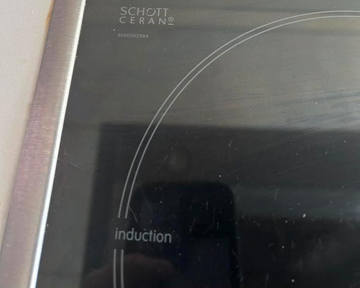 Plaque induction Bosch Schott Ceran - bon etat, Electroménager, Tables de cuisson, Utilisé, À Poser, 4 zones de cuisson, Enlèvement