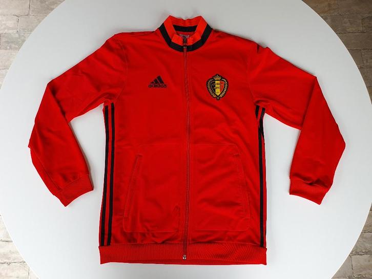 Rode trainingsvest KBVB (Adidas, M), Verzamelen, Sportartikelen en Voetbal, Gebruikt, Overige typen, Ophalen of Verzenden