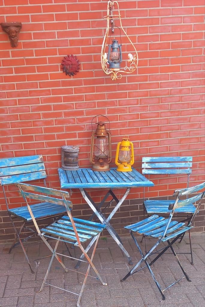 Retro tuin stel  en decoratie !, Tuin en Terras, Ophalen