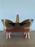 Bloempot - Caspot - geel/rood koper, Ophalen, Koper