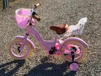 Roze Kinderfiets met zijwielen 12inch, Fietsen en Brommers, Ophalen, Zo goed als nieuw
