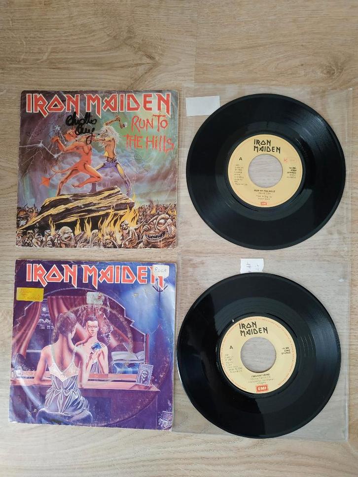 IRON MAIDEN TWILIGHT ZONE EN REN NAAR DE HEUVELS, Cd's en Dvd's, Vinyl | Hardrock en Metal, Ophalen of Verzenden