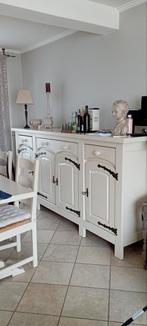 Eetkamer en salontafels eik geschilderd, Huis en Inrichting, Complete eetkamers, Ophalen