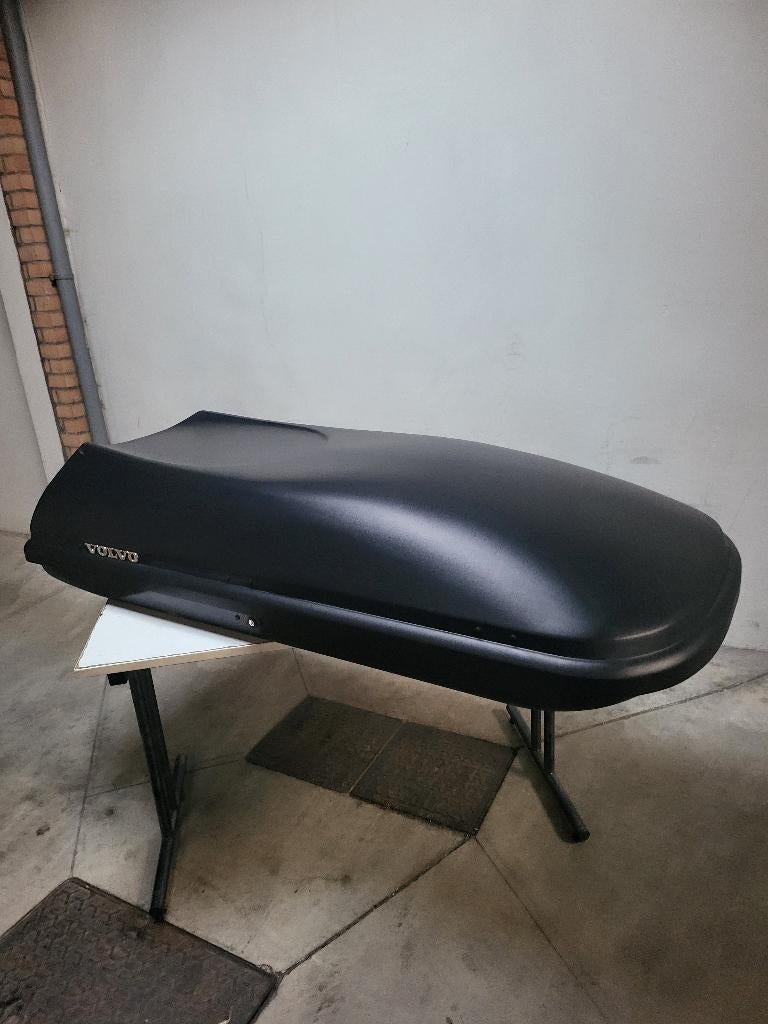 Originele Volvo Dakkoffer 420 liter Mat Zwart 175x83 H35, Auto diversen, Ophalen of Verzenden, Gebruikt