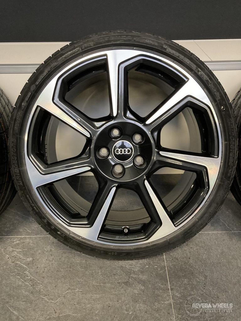 19” originele Audi A3 S3 8P 8V 8Y velgen + banden 5x112, Autos : Pièces & Accessoires, Pneus & Jantes, Pneus et Jantes, Pneus été