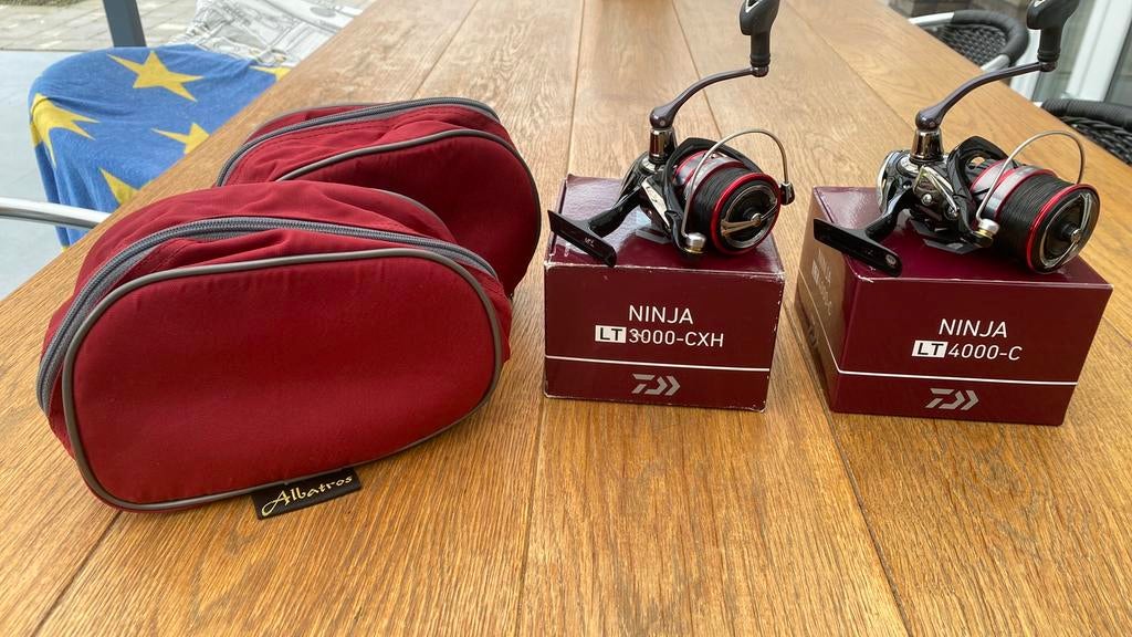 2 x Daiwa Ninja, Ophalen of Verzenden, Zo goed als nieuw, Molen