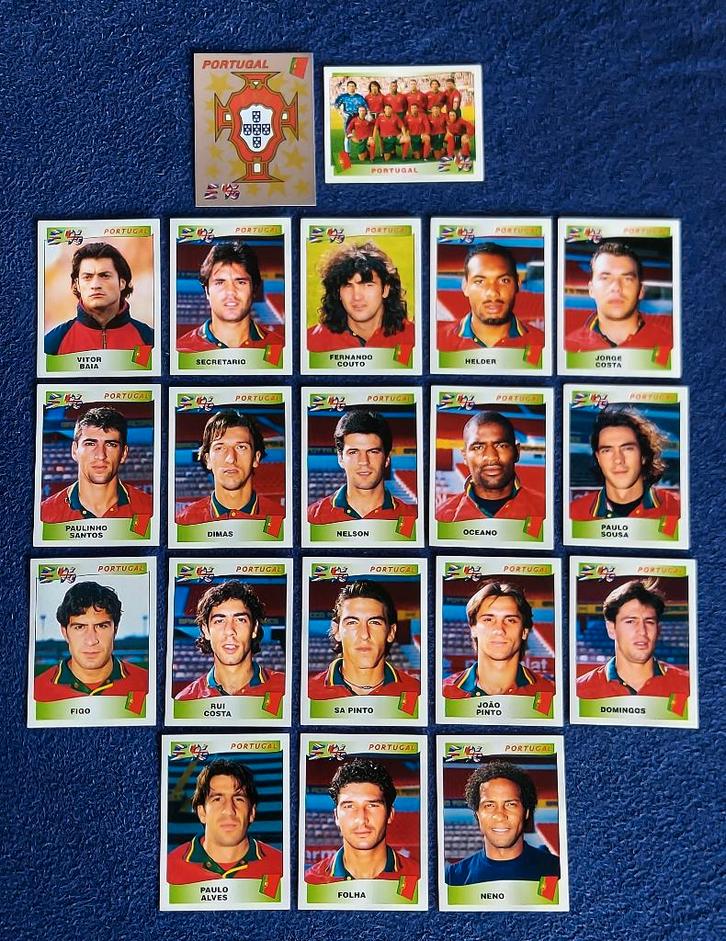 20 versch. Panini stickers voetbal ' Euro 1996 - Portugal ', Collections, Articles de Sport & Football, Neuf, Affiche, Image ou Autocollant