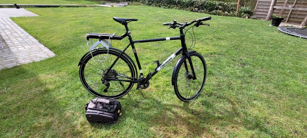 Fiets Merida crossway Urban 500, Fietsen en Brommers, 28 inch, Gebruikt, 15 tot 20 versnellingen, 57 tot 61 cm