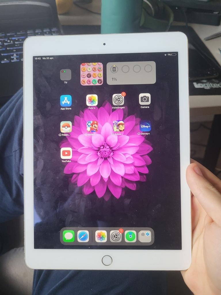 Apple ipad air 2, Computers en Software, Apple iPads, Rose Goud, Apple iPad, Zo goed als nieuw, 16 GB