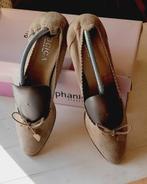 Mooie lichtbeige suède schoen, Beige