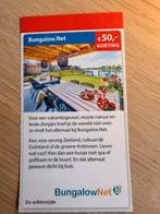 € 50 korting bij Bungalow Net, kortingsbon, Tickets en Kaartjes, Twee personen, Kortingsbon, Bungalowpark