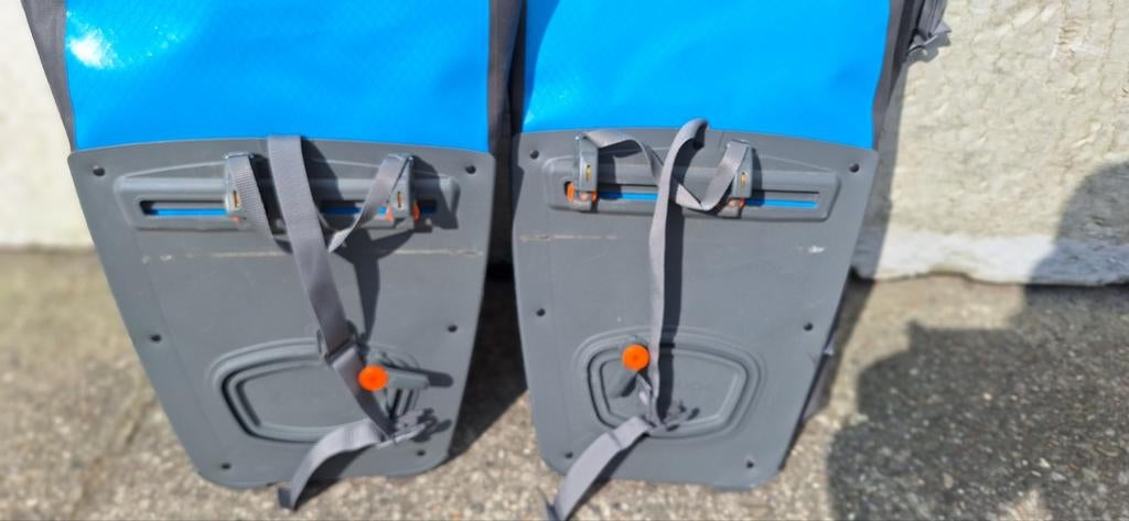 Fietstas Vaude aquapack, Ophalen