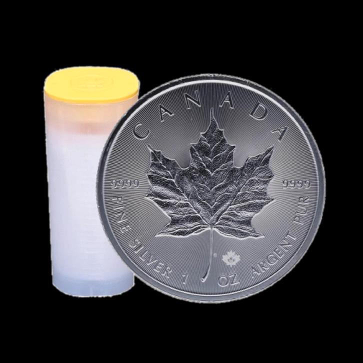Maple Leaf zilveren munt 1 troy ounce – Canada, Postzegels en Munten, Edelmetalen en Baren, Zilver, Ophalen of Verzenden
