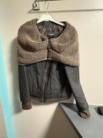 lederen jas, Kleding | Dames, Ophalen, Bruin, Maat 42/44 (L), Zo goed als nieuw