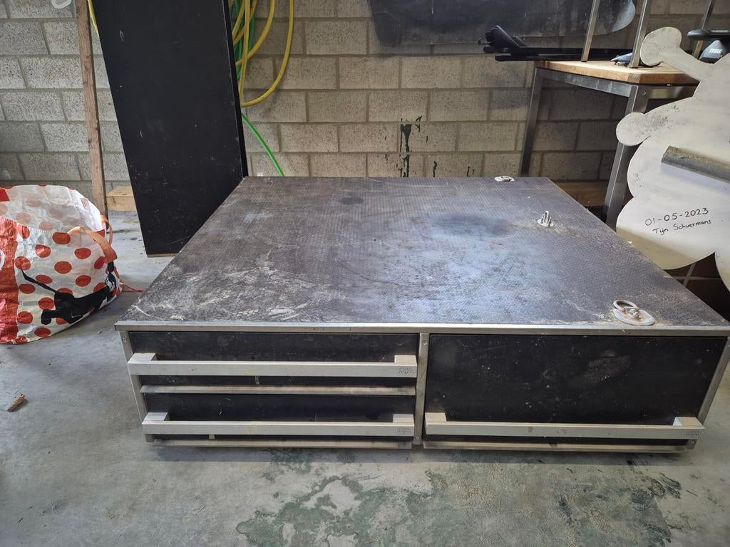 Beks ladevloer, Enlèvement